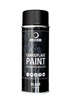 Краска маскировочная аэрозольная RecOil (Черный)