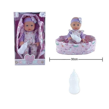 Пупс з кроваткою та пляшкою YL2330E-D A-Toys (YL2330E-D)