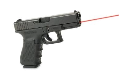 Лазерный целеуказатель интегрированный под Glock 19 Gen 4 (красный)