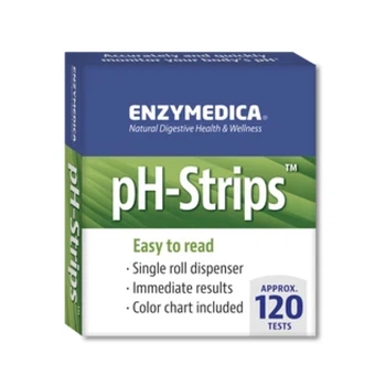 Тест-полоски для определения рН Enzymedica pH Roll 120 тестов