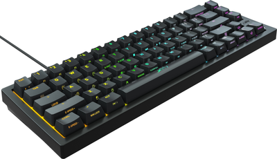 Клавіатура Xtrfy K5 68 keys Kailh Red Hot-swap RGB Black (K5-RGB-CPT-BLACK-R-UKR)