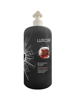 Шампунь LUXOR Professional детокс с черным углем и маслом Чиа 1000 мл