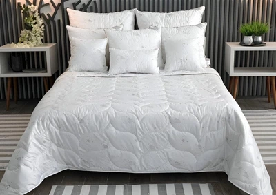 Одеяло ArCloud - Merino White шерстяное 140*205 полуторное (300 г/м2)