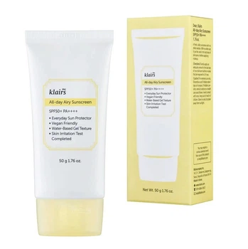 Сонцезахисний крем Dear, Klairs All-day Airy Sunscreen SPF50+ PA++++ 50 мл