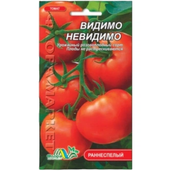 Насіння Томат Видимо-невидимо рожевий ранньостиглий 0.1 г