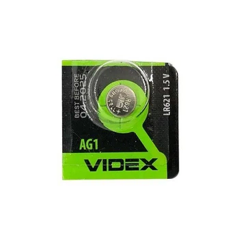 Батарейка-таблетка Videx AG1 LR621 1.5V Alkaline 1 шт.