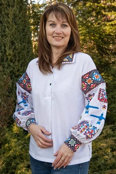 Жіноча вишиванка V&V Політ S Білий (301028193-001)