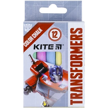 Мел кольоровий 12шт. KITE TF21-075 Transformers (12) TF21-075/