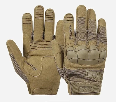 Тактичні рукавиці Повнопалі M-Pact 3 захисні Mechanix MX-FIT XL Coyote