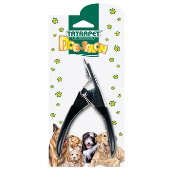 Когтерез-гильотина секатор TATRAPET Dog Salon для котов, маленьких и средних собак, 10х12 см, 958562