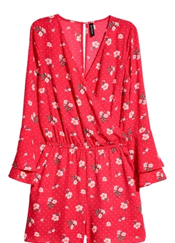 Комбінезон H&M 32 Червоний 0581583_цветы.горошок_01