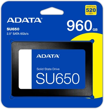 SSD накопитель ADATA Ultimate SU650 960 GB (ASU650SS-960GT-R