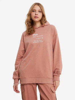 Худи оверсайз женское Fila Urban style 126044-T2 42-44 Кофейное (2990029030134_0990052175613)