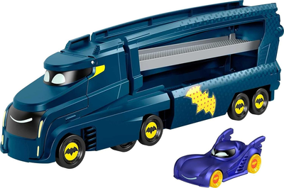 Автовоз Фишер Прайс с Бэтмобилем Fisher-Price DC Batwheels Hauler and Car Bat-Big Rig Batmobile (HMX07)