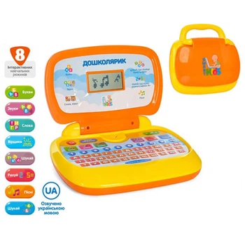 Детский ноутбук Limo Toy SK 0022 O Дошкольник, на украинском языке (SK 0022-RT)