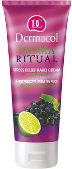 Смягчающий крем для рук Dermacol Aroma Ritual Антистресс Виноград и Лайм 100 мл (8595003104197)