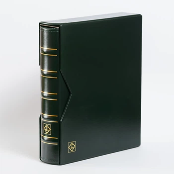 Альбом для монет Leuchtturm, OPTIMA c футляром на 304 монети, зелений