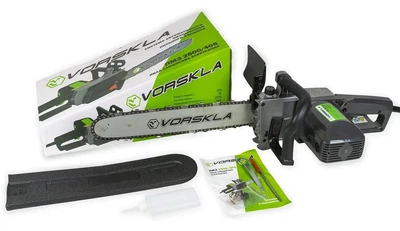 Пила цепная электрическая VORSKLA ПМЗ 2500/405 (боковое расположение мотора шина 405мм)
