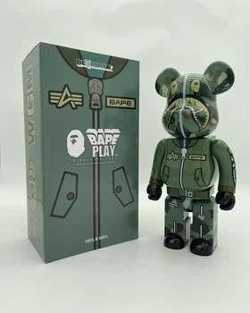 Статуэтка Bearbrick Medicom Toy 400% 28 см (BAPE x Alpha