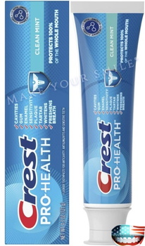 Зубная паста отбеливание и комплексное оздоровление Crest Pro-Health Smooth Formula Toothpaste Clean Mint 121 г