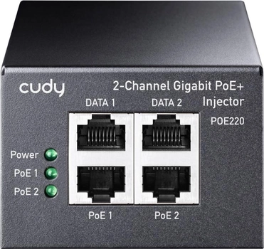 Адаптер PoE+/PoE Cudy POE220 2 x 30W Gigabit (6971690791568)