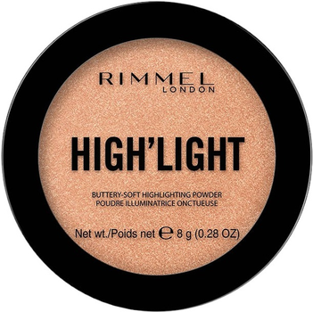 Rozświetlacze Rimmel London High'light Buttery-Soft Highlinghting Powder 003-Afterglow 8 ml (3616301524526)
