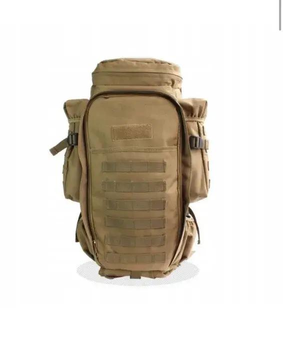 Снайперский ранец сумка на плечи идеальное снаряжение для охоты стрельбы и выживания в экстремальных условиях многофункциональный Койот 70 л