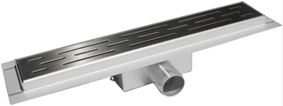 Трап линейный AQUASTREAM 60 Chrome G01 нержавеющая сталь