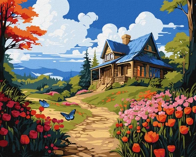 Картина за номерами Ideyka Весняна казка 40х50 см (4823104355793)