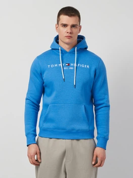 Худі утеплене чоловіче Tommy Hilfiger 11297.4 S (44) Блакитне (2000000011868)