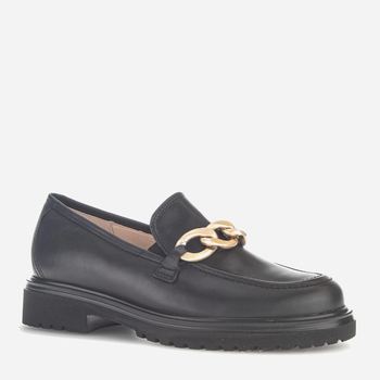 Loafersy damskie skórzane