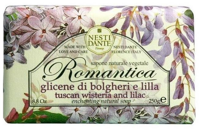 Mydło toaletowe Nesti Dante Romantica Glicynia & Lilia 250 g (837524001356)