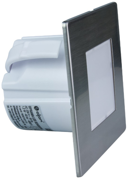 Світлодіодний світильник для сходів DPM квадратний матовий срібний (YCB177S) (5906881206683)