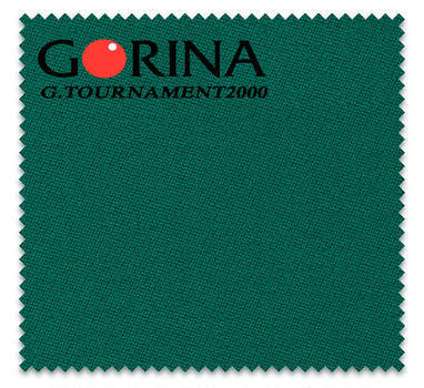 Сукно бильярдное Gorina Granito Tournament 2000 197 см Yellow Green пирамида/пул