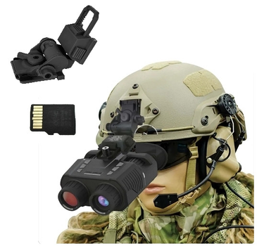 Бинокулярный прибор ночного видения Dsoon NV8000 до 400м крепление на голову+ адаптер FMA L4G24 + карта 64Гб (Kali) KL507