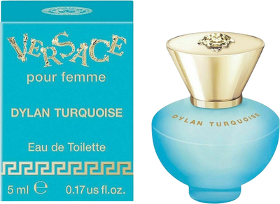 Туалетна вода для жінок Versace Dylan Turquoise Pour Femme 5 мл (8011003858583)