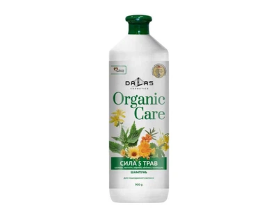 Шампунь DALAS 900мл Organic care "Сила 5 трав" Для жінок і чоловіків