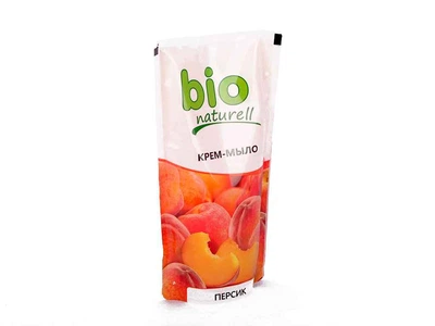 Крем-мило BIO NATURELL 460мл дой-пак «Персик»