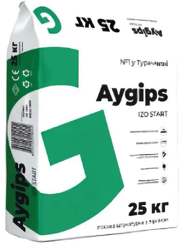 Штукатурка гипсовая Aygips Izo Start 25 кг (178686)