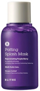 Омолаживающая сплэш-маска для лица Blithe Patting Splash Mask Rejuvenating Purple Berry с экстрактом фиолетовых ягод 70 мл (8809501660278)