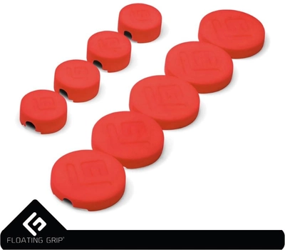 Кришки для настінного монтажу Floating Grip Wall Mount Covers Red (5713474048007)