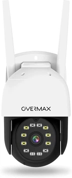 Вулична PTZ камера Overmax CAMSPOT 4.95 QHD, 4 МП, кольоровий нічний режим з кутом повороту 60 м, 355°/90°, кут огляду 100°, сигналізація руху, двосторонній звук
