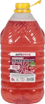 Омыватель стекла летний (Auto Drive) 5л. Cherry (ПЕТ) (AD0137)