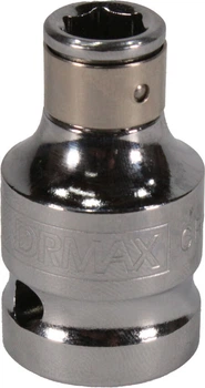 Адаптер 1/2" с 6-гранным профилем для вставок 8мм. (Andrmax) 1208M