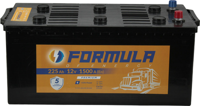 АКБ 225-А/Ч (Formula) Professional (L+) 1500A (515x274x235мм.)