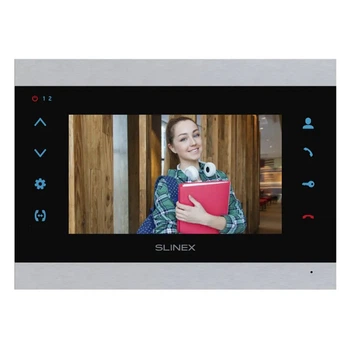 Wi-Fi домофон Slinex SL-07N Cloud чорно-сріблястий з переадресацією виклику