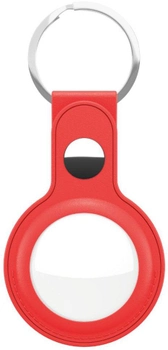 Шкіряний брелок KeyBudz Leather Keyring для Apple AirTag (2 Pack) Red (AT2_S1_RED)