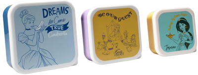 Набір ланч-боксів Disney Snack Boxes Princess 3 шт (5055453495908)