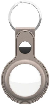 Skórzany brelok KeyBudz Leather Keyring do Apple AirTag (2 Pack) Sandy Beige (AT2_S1_SBG)