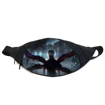 Поясная сумка бананка Токийский гуль Tokyo Ghoul (GB TG 035) Gear Bag черная